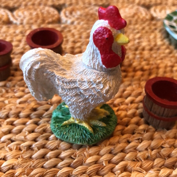 Hermitage Pottery miniature resin tea set - Picture 5 of 9